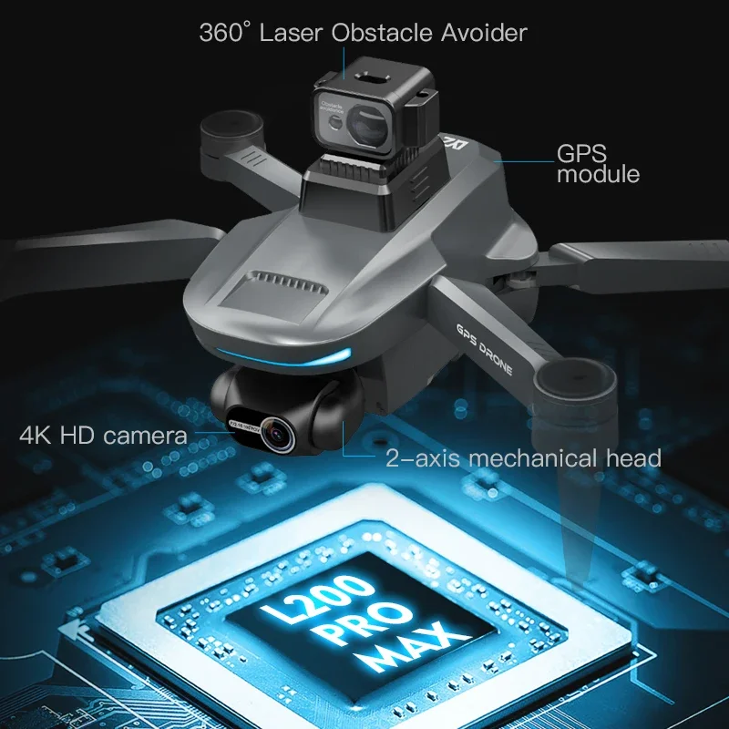 L200 PRO MAX Drone 4K 2-Axis P - Drone Battery Box 리뷰 및 가격