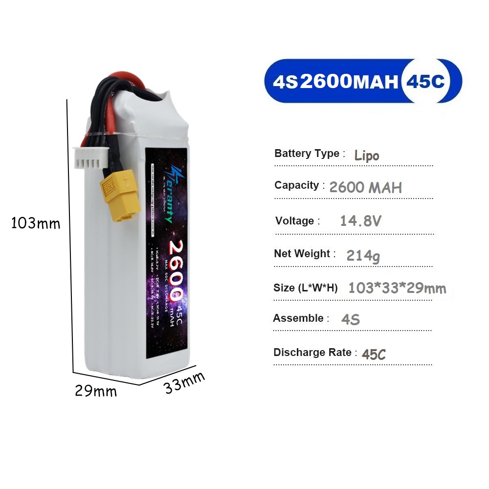 4S LiPo Battery 14.8V 1500mah  - Drone Battery 3S 리뷰 및 가격
