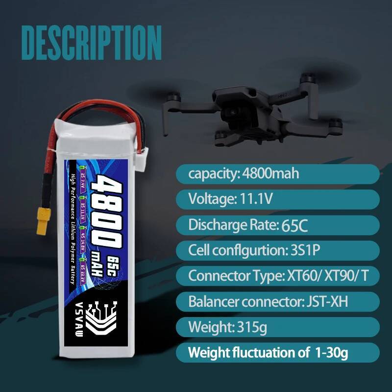 VSVAW 3S Lipo Battery for FPV  - Drone Battery 3S 리뷰 및 가격