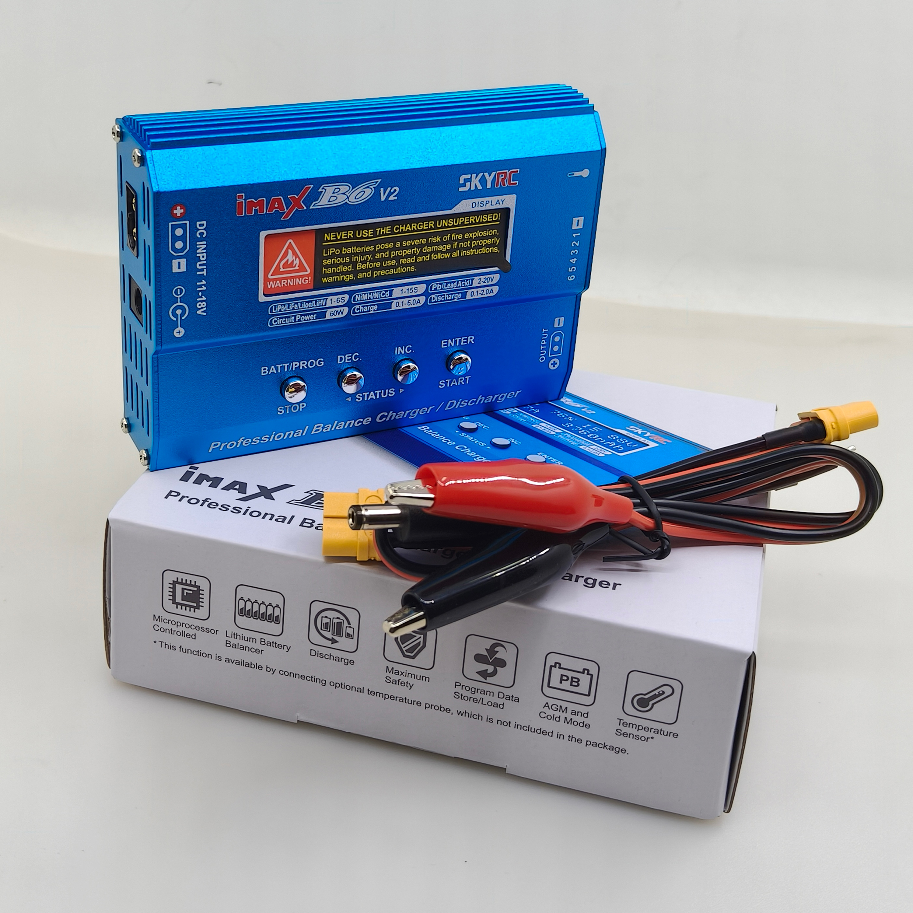 IMAX B6 / B6AC 80W T/XT60plug  - Drone Battery Balance Charger 리뷰 및 가격