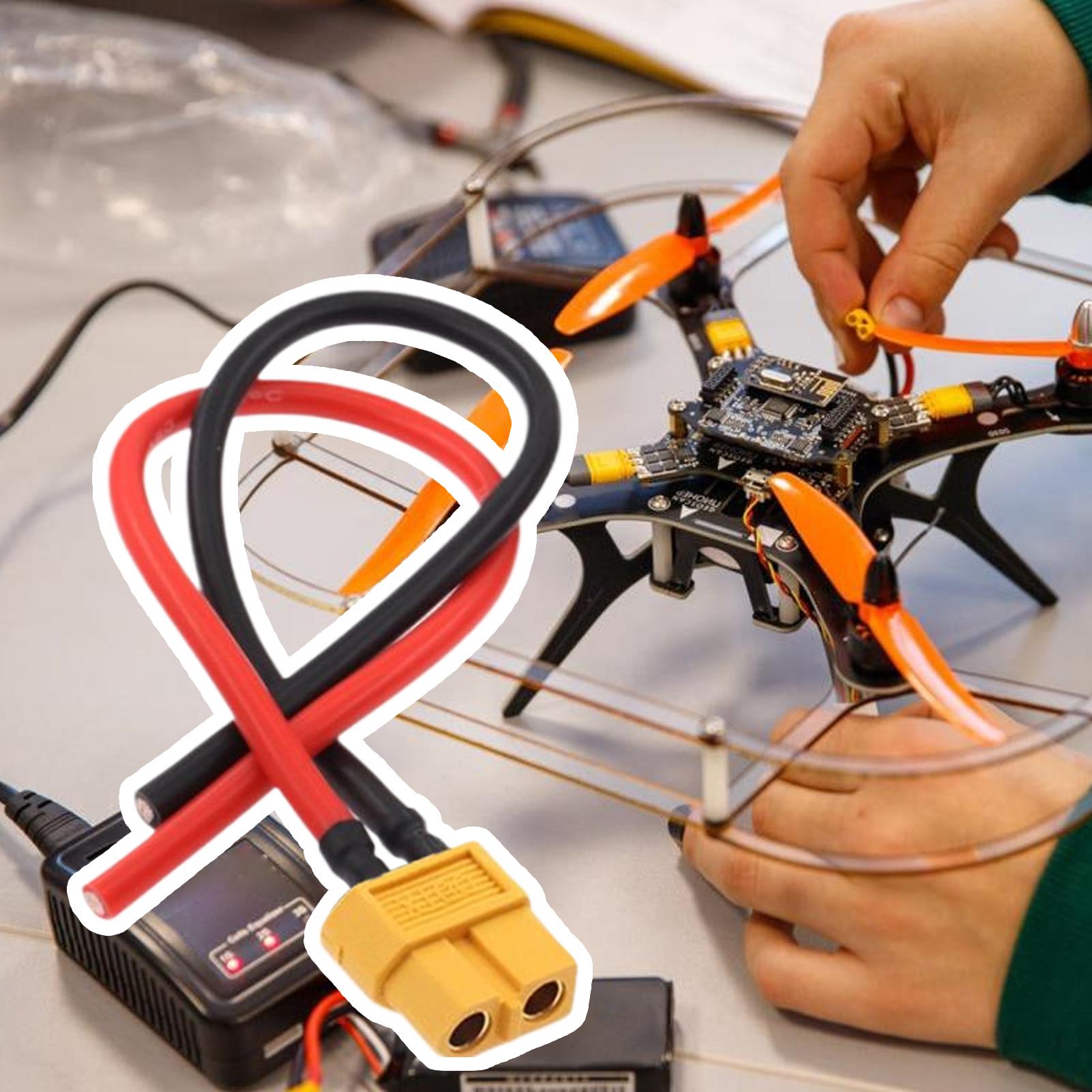 XT60 Male/Female Extension Cab - Drone Battery Connector 리뷰 및 가격