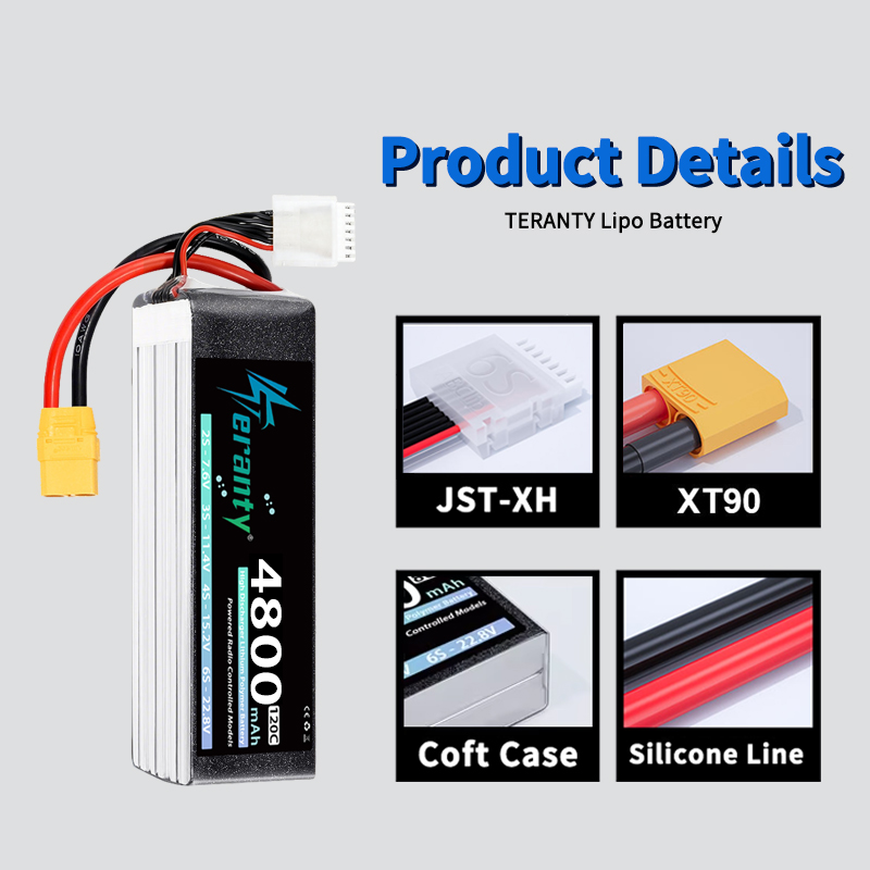 TERANTY 6S 4800mAh Lipo Batter - Drone Battery 6S 리뷰 및 가격