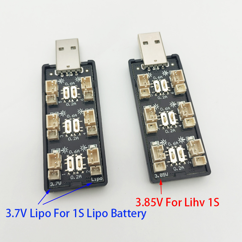6CH USB 1S LiPo/LiHv 3.7V/4.2V - Drone Battery Connector 리뷰 및 가격