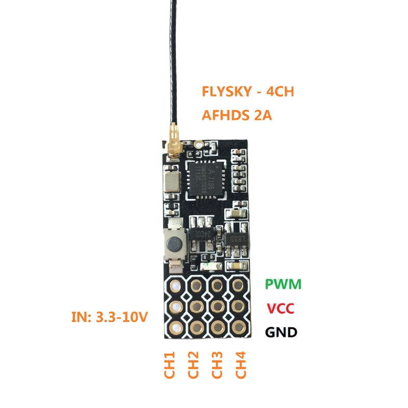Flysky FS2A Mini Receiver 4CH  - Drone Battery Plate 리뷰 및 가격