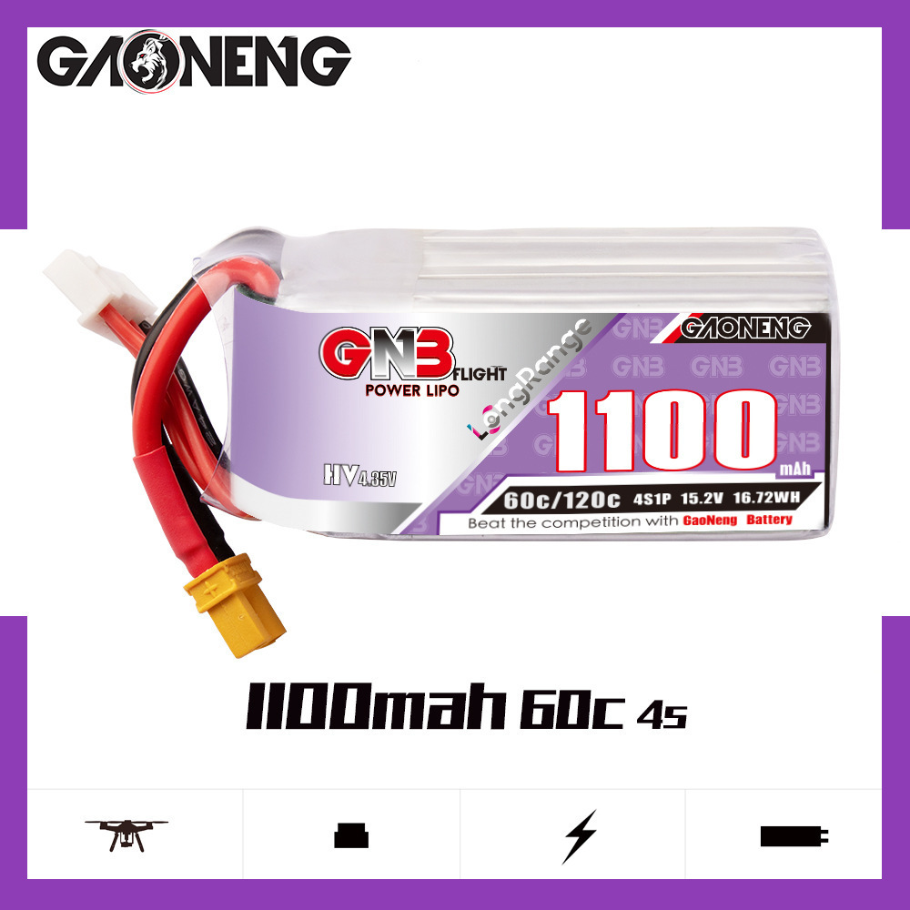 GNB 4S 1100mAh 60C/120C HV Lip - Drone Battery Plate 리뷰 및 가격