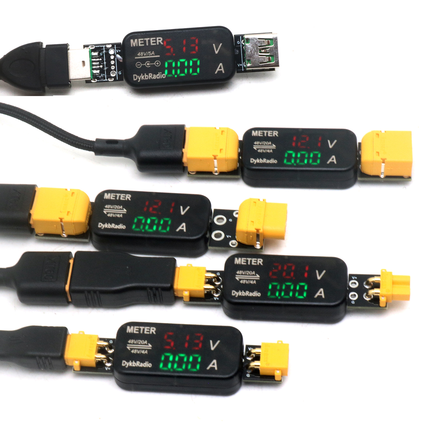 USB XT60 XT30 Voltmeter Ammete - Drone Battery Voltage Checker 리뷰 및 가격