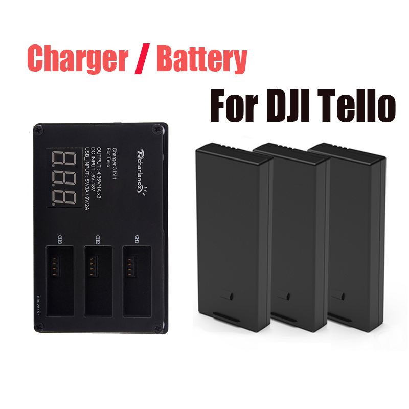 Original DJI Tello battery / D - Drone Battery Balance Charger 리뷰 및 가격
