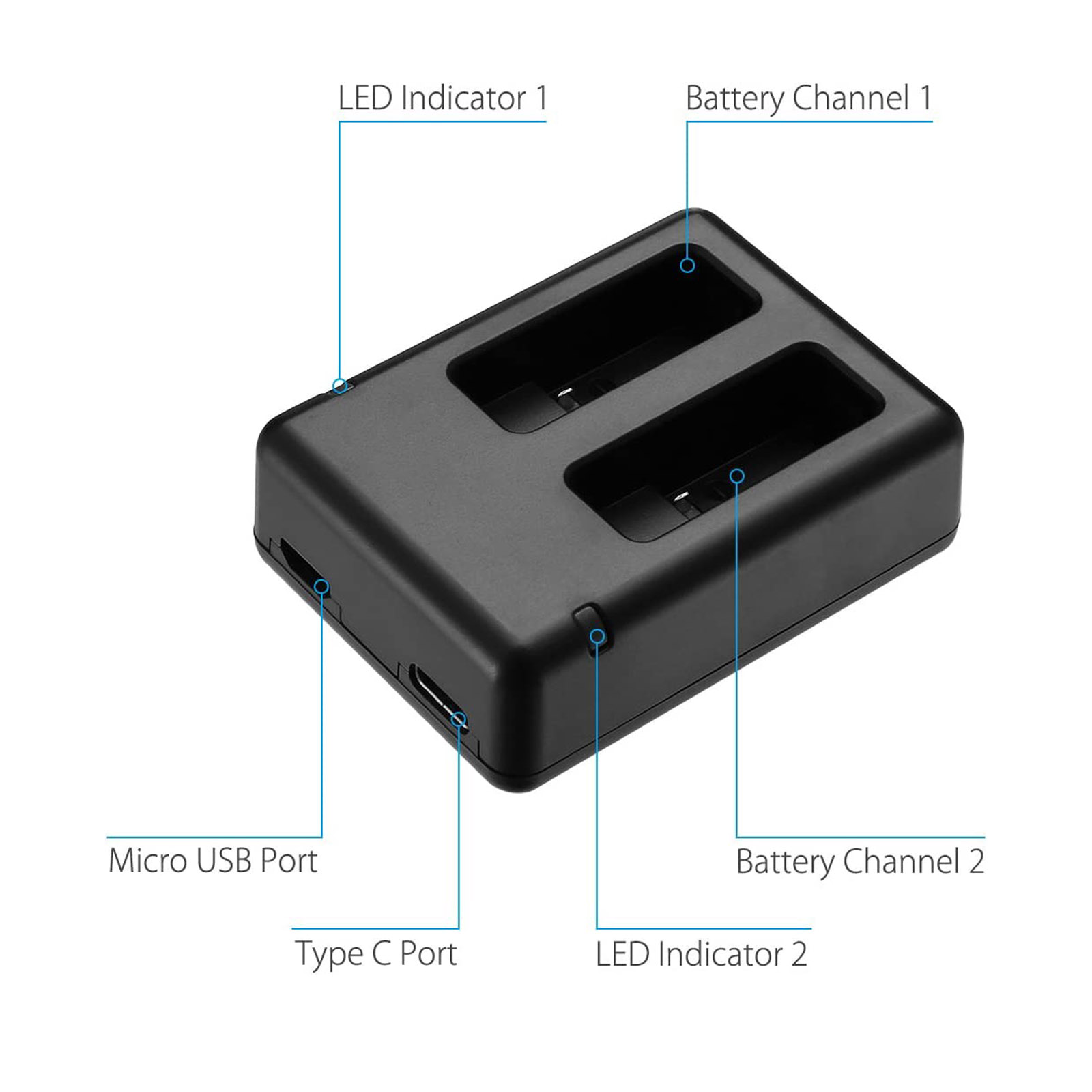 Suitable for GOPRO Hero 5 Char - Drone Battery Charger 리뷰 및 가격