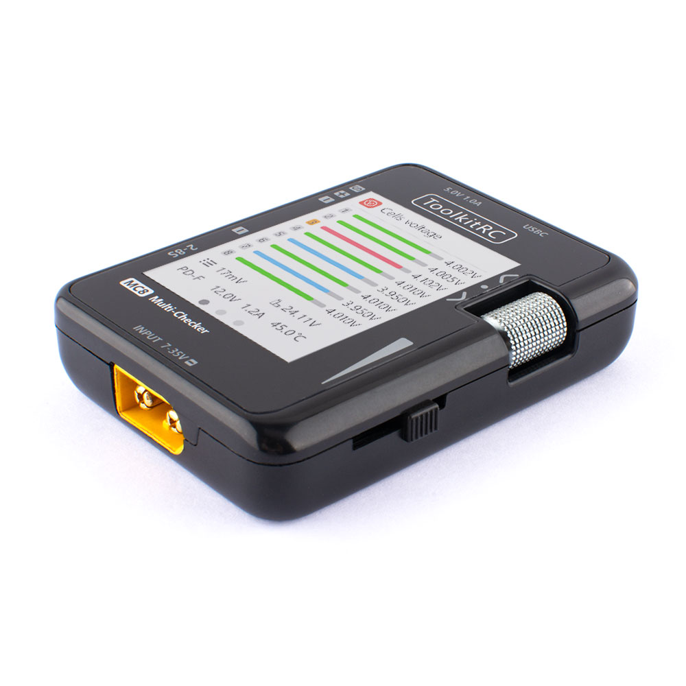 ToolkitRC MC8 Mini Size Cell c - Drone Battery Voltage Checker 리뷰 및 가격