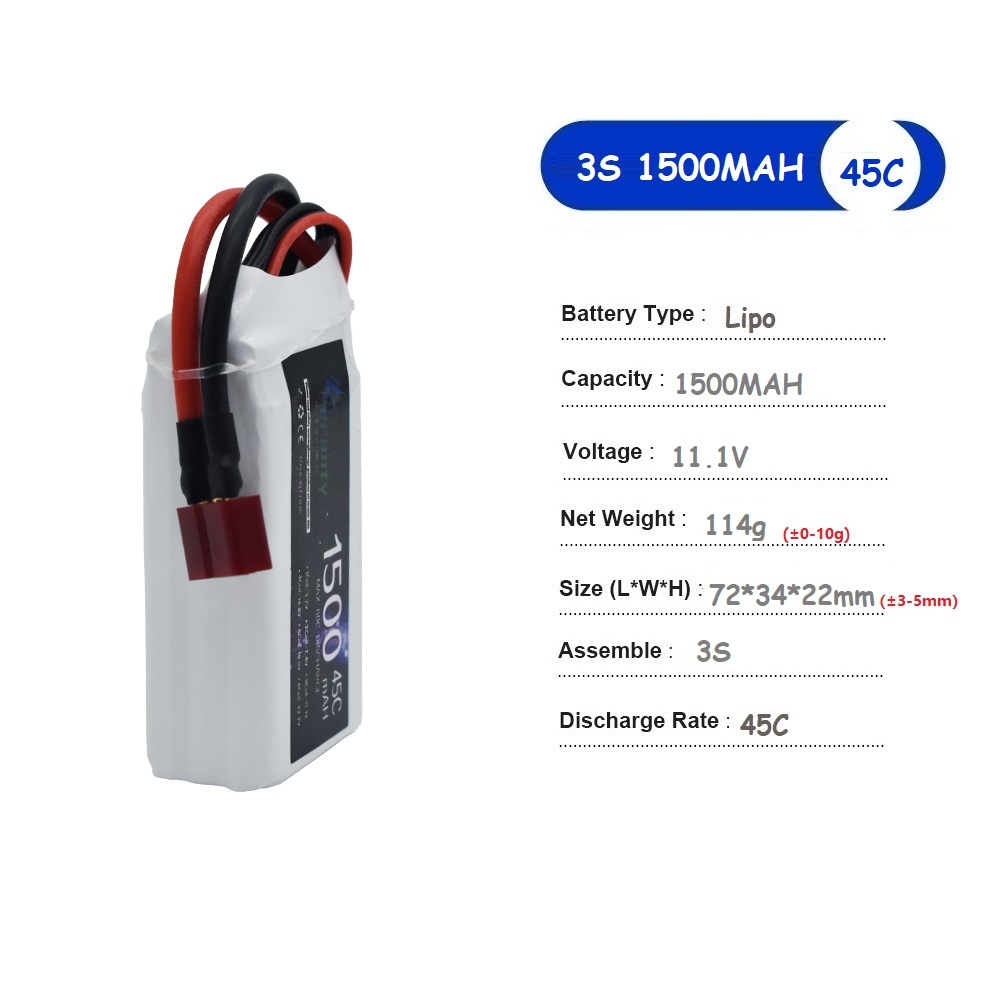 11.1V LiPo Battery 3S 1500mah  - Drone Battery 3S 리뷰 및 가격