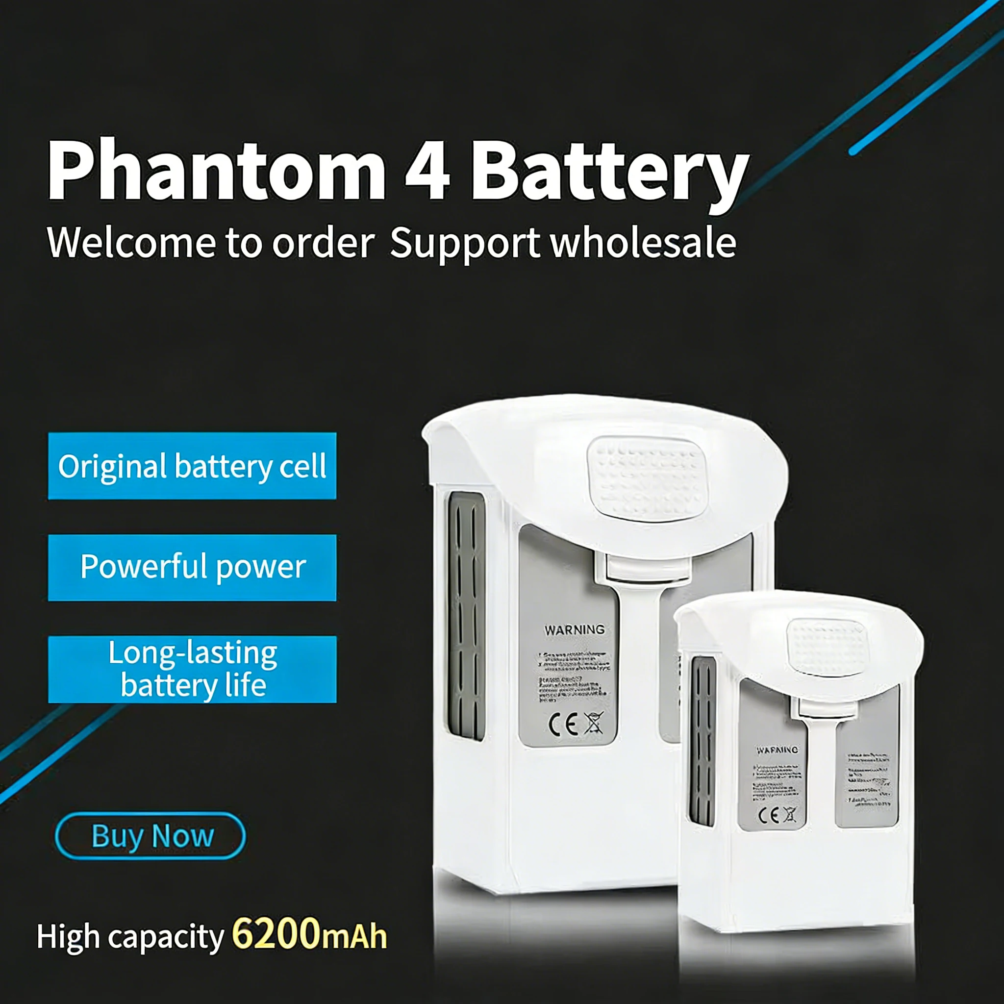 New Phantom 4 battery 6200mah  - Drone Battery Li-Ion 리뷰 및 가격