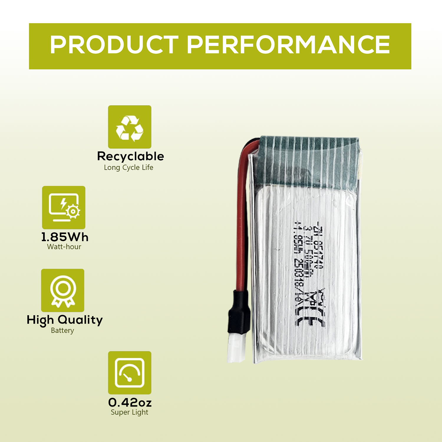 5Pcs 3.7V 500mAh LiPo Batterie - Drone Battery Balance Charger 리뷰 및 가격